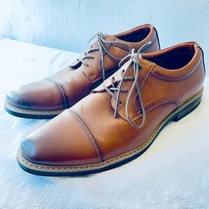 Calderone Cap Toe Derby Men’s Leather Dress Shoes Size 10.5